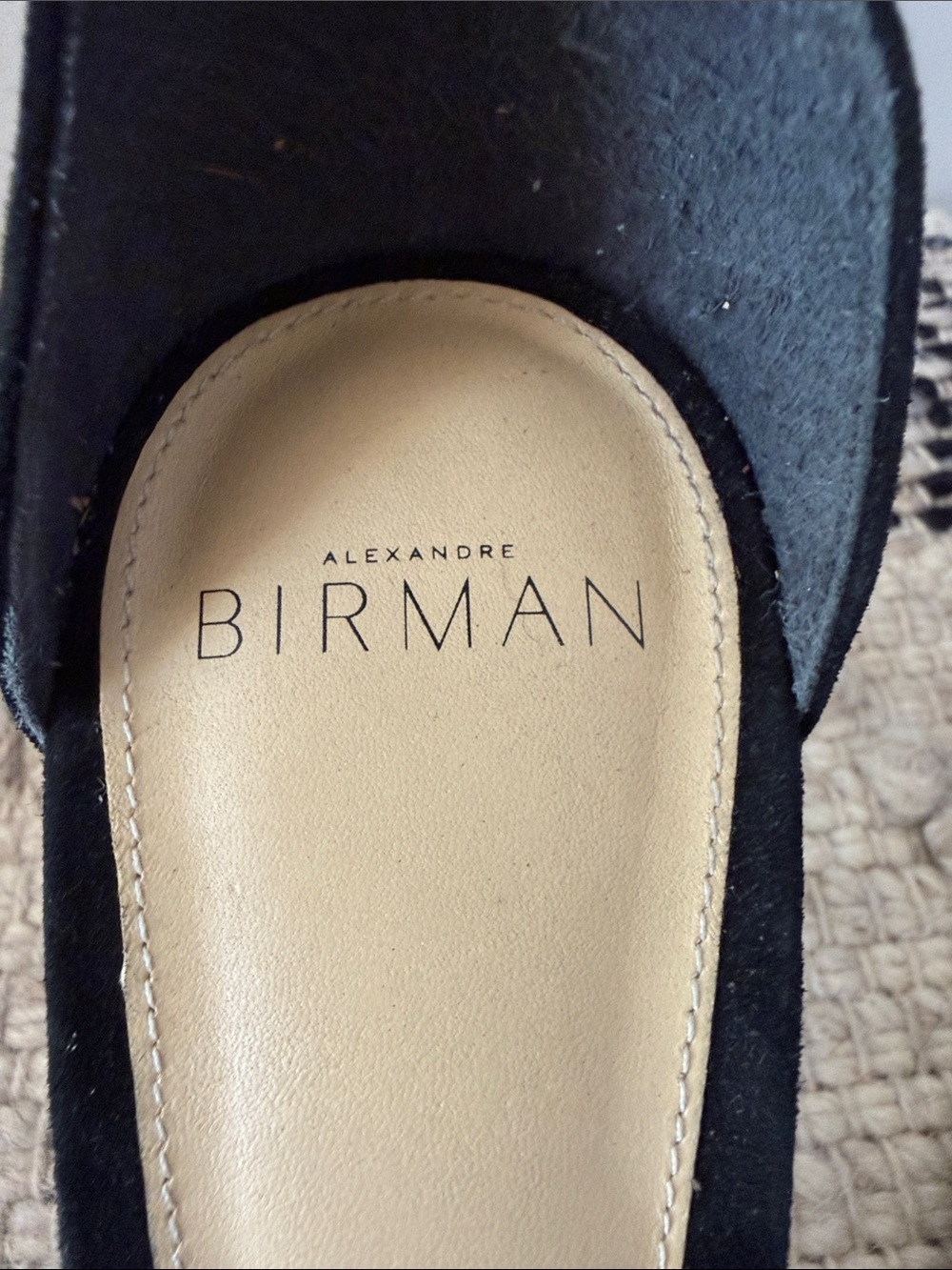 Alexandre Birman Black Suede Bow Ankle-Tie Heels - Picture 2 of 7